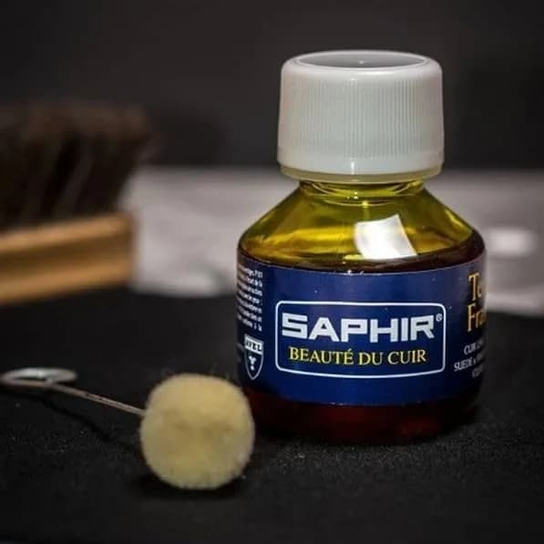 Saphir Teinture Française Leather Dye 50ml | Professional Recoloring for Leather, Suede & Nubuck, Black thumbnail 3