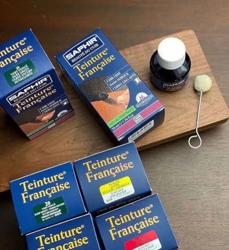 Saphir Teinture Française Leather Dye 50ml | Professional Recoloring for Leather, Suede & Nubuck, Black thumbnail 5