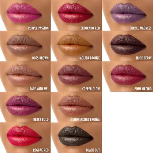 Black Radiance Perfect Tone Lipstick Lip Color Molten Bronze 0.13 Oz | High Pigment Long-Lasting Hydration thumbnail 3