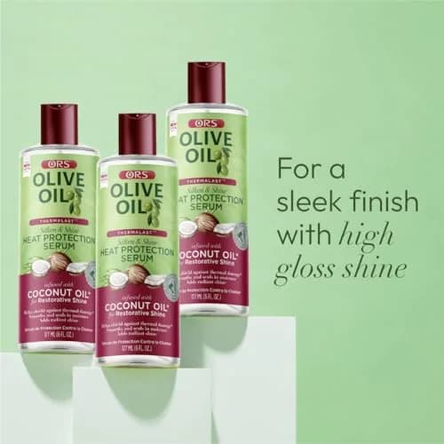 ORS Olive Oil Heat Protection Hair Serum with Coconut Oil 177ml (6 fl oz) | Shields Hair from Heat Damage thumbnail 4