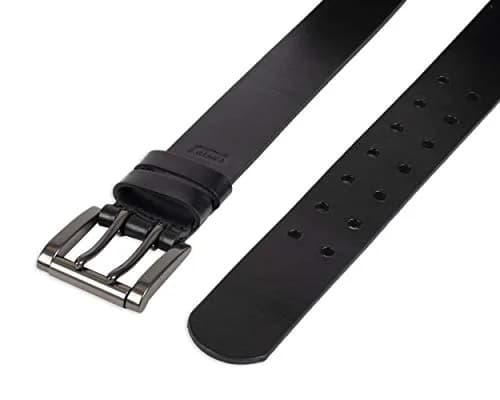 Levi's Men's Double Prong Casual Belt, Black, 42 | Classic Leather Belt for Men thumbnail 4