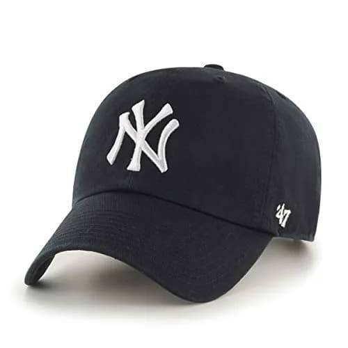 47 Brand New York Yankees Clean Up Baseball Cap - Black | Officially Licensed MLB Fan Gear thumbnail 1