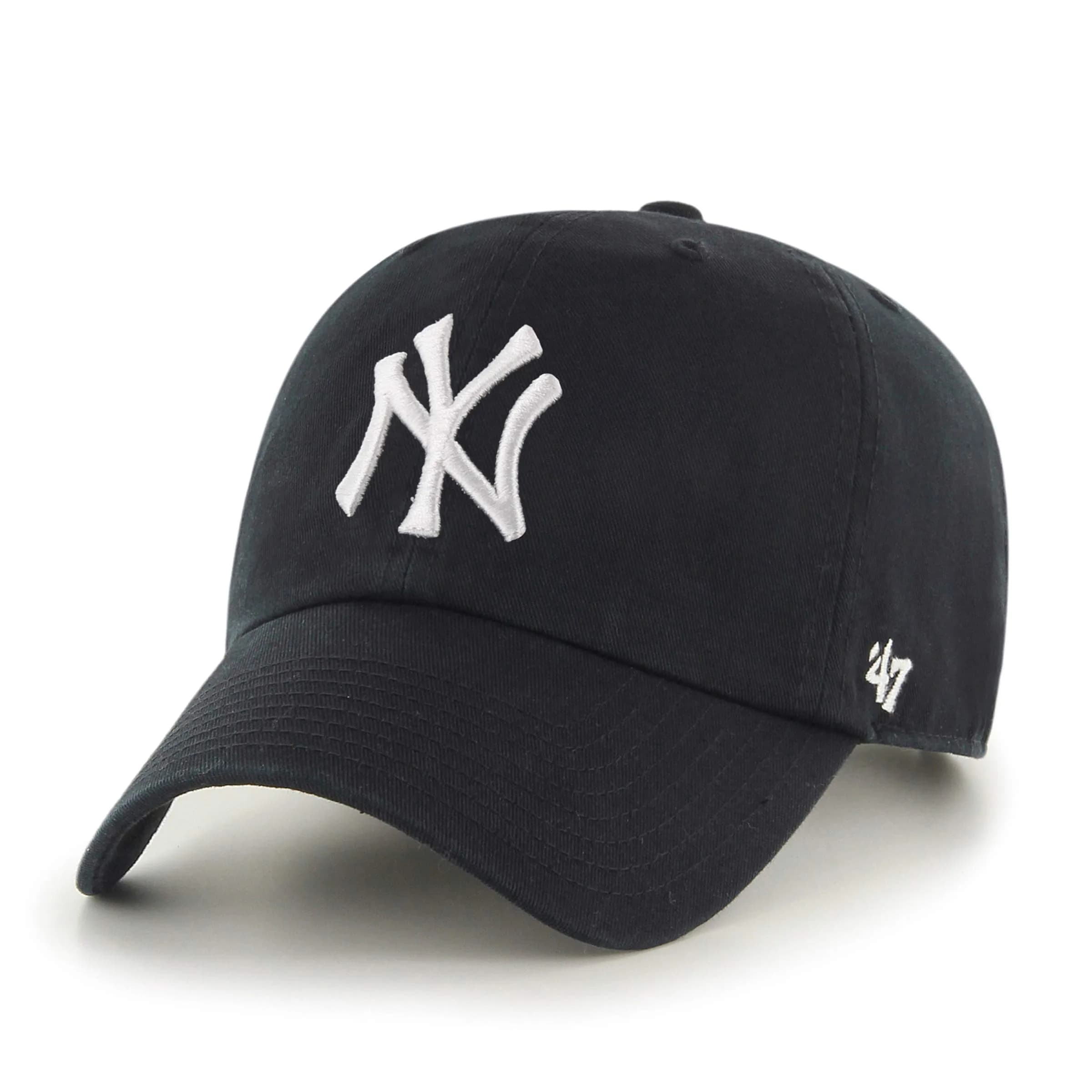 47 Brand New York Yankees Clean Up Baseball Cap - Black | Officially Licensed MLB Fan Gear