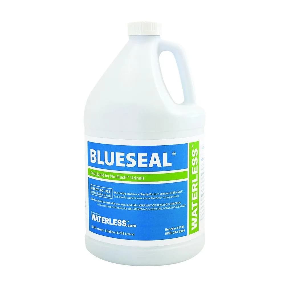 BlueSeal Waterless Urinal Trap Seal Liquid 1 Gallon (3.78 L) | Odor Barrier for All Waterless Urinals - main product image