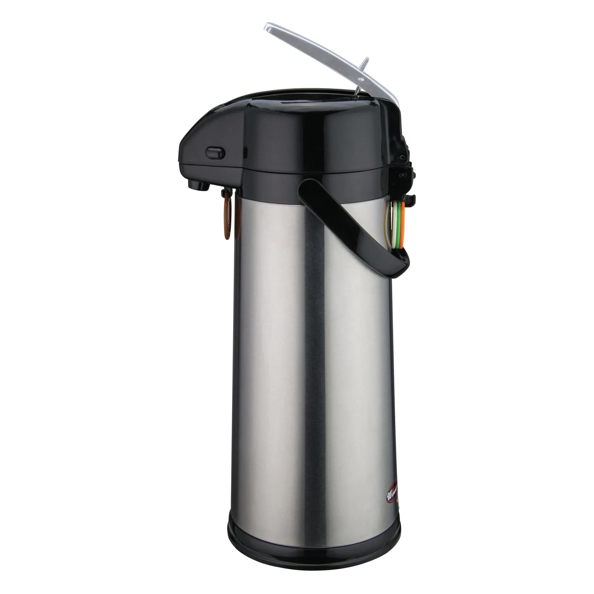 Winco 3 L Stainless Steel Airpot | Commercial Grade, 10hr Heat Retention, Dishwasher Safe