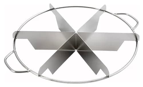 Winco 6 Slices Pie Cutter, 10-Inch | Stainless Steel Pizza & Pie Tool thumbnail 1
