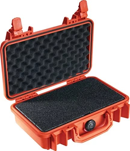 Pelican 1170 Case with Foam, 10.5" L x 6.0" W x 3.2" H, Orange | Watertight, Crushproof, Dustproof Protection thumbnail 2