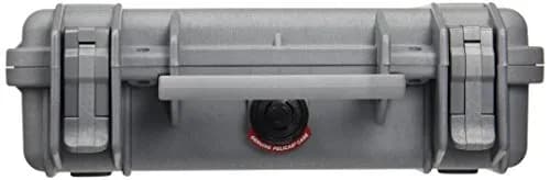 Pelican 1170 Hard Pistol Case with Foam (Silver) | Watertight, Crushproof, Dustproof thumbnail 3