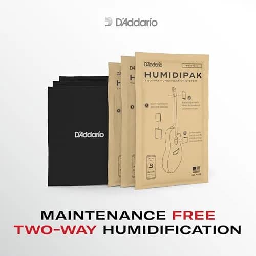 D'Addario Humidipak Guitar Maintain Packets 3-Pack | Prevents Warping & Cracks thumbnail 2