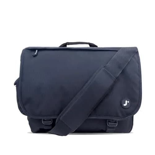 J World New York Thomas Laptop Messenger Bag for Women & Men | 17 x 13.5 x 6 in | Water-Resistant, Padded Laptop Sleeve thumbnail 1