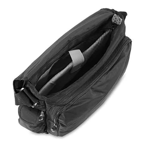 J World New York Thomas Laptop Messenger Bag for Women & Men | 17 x 13.5 x 6 in | Water-Resistant, Padded Laptop Sleeve thumbnail 4