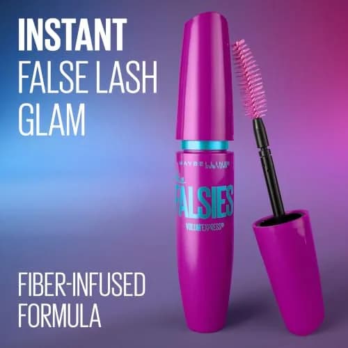 Maybelline Waterproof Mascara 0.25 Fl Oz | Volumizing & Separating Formula, Very Black thumbnail 5