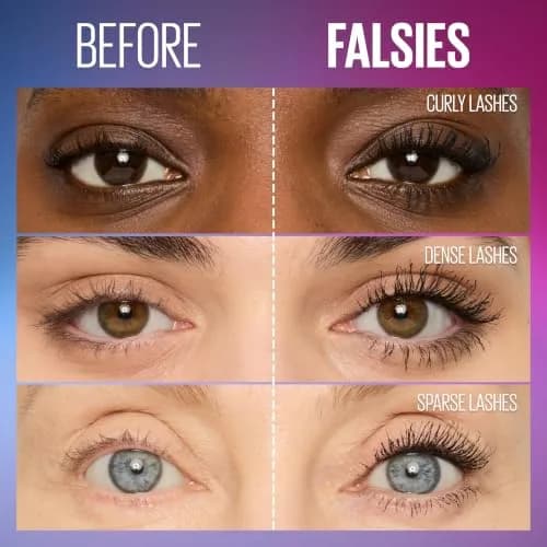 Maybelline Waterproof Mascara 0.25 Fl Oz | Volumizing & Separating Formula, Very Black thumbnail 7
