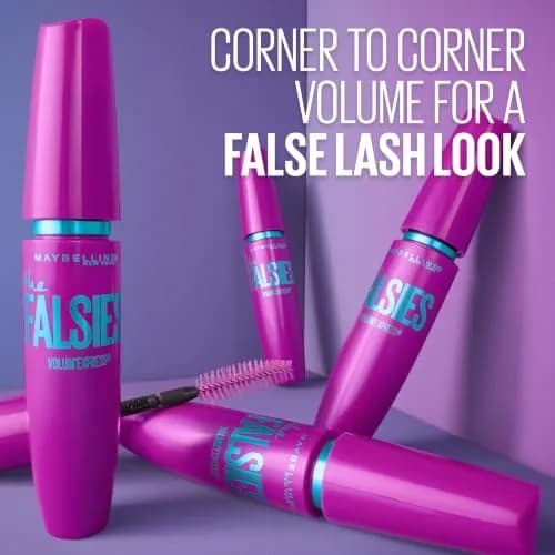 Maybelline Waterproof Mascara 0.25 Fl Oz | Volumizing & Separating Formula, Very Black thumbnail 8