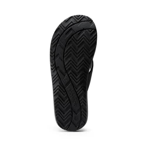 OKABASHI Men's Surf Flip Flops (Black, XL) | Supportive, Washable, Made in USA thumbnail 5