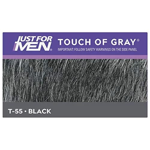 Just for Men Touch Of Gray Hair Color, Black-Gray 6 Pack | Natural Salt & Pepper Blend thumbnail 3