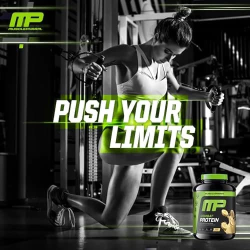 MusclePharm Combat Protein Powder | 5-Protein Blend | Banana Cream - 4.1 lb thumbnail 5