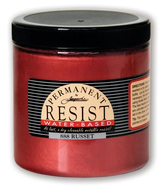 Jacquard Russet Permanent Water-Based Resist - 8 Ounce (237 ml) for Screen Printing - main product image