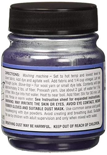 Jacquard Acid Dye Periwinkle 5 Fl Oz | Vibrant Silk Wool Nylon Colorfast Hot Water thumbnail 2