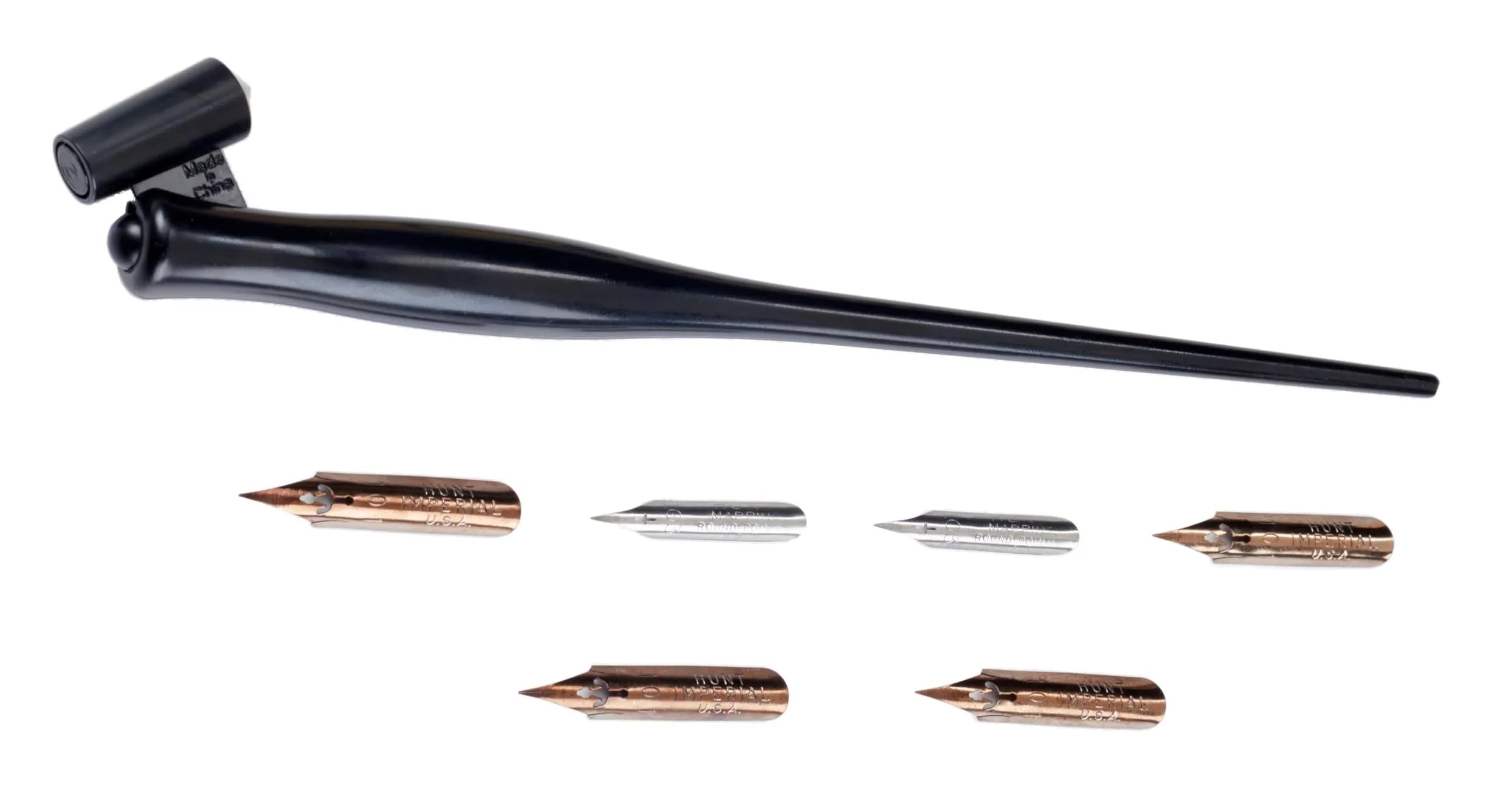 Speedball Oblique Pen Set with 4 Nibs & 2 Pen Points | Copperplate & Spencerian Script Calligraphy - view 3