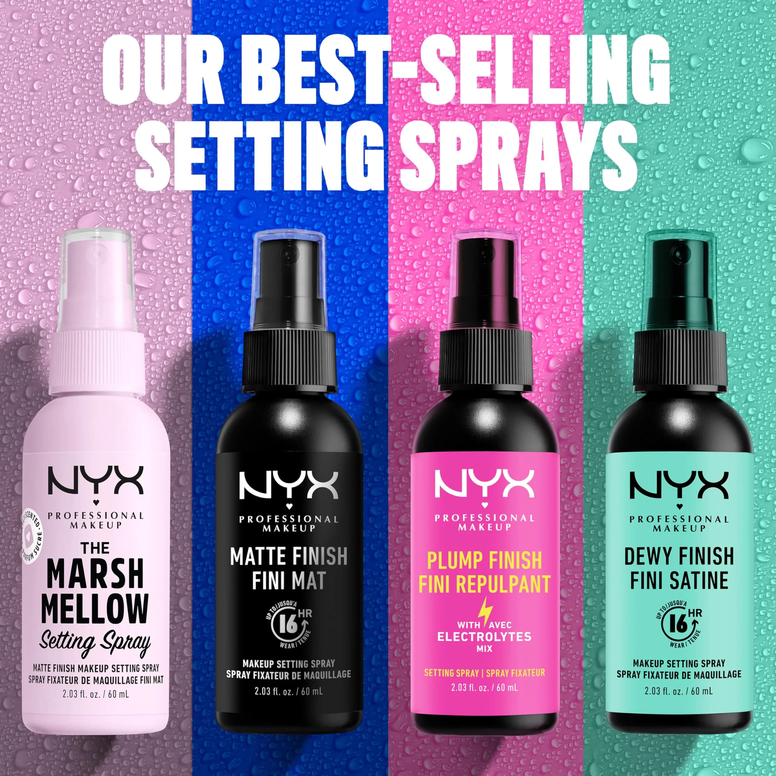 NYX PROFESSIONAL MAKEUP Plump Finish Setting Spray 60ml (2.03 Fl Oz) | Vegan Formula with Electrolytes - view 5