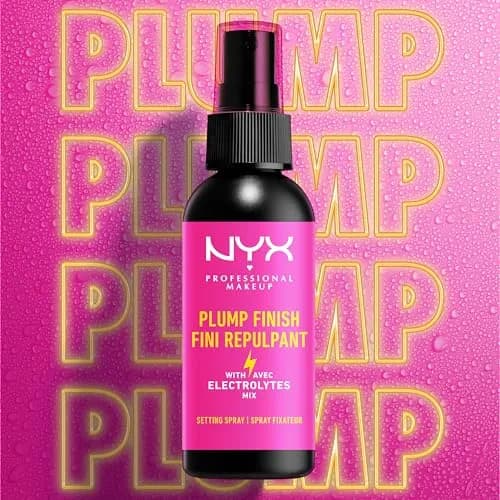 NYX PROFESSIONAL MAKEUP Plump Finish Setting Spray 60ml (2.03 Fl Oz) | Vegan Formula with Electrolytes thumbnail 2
