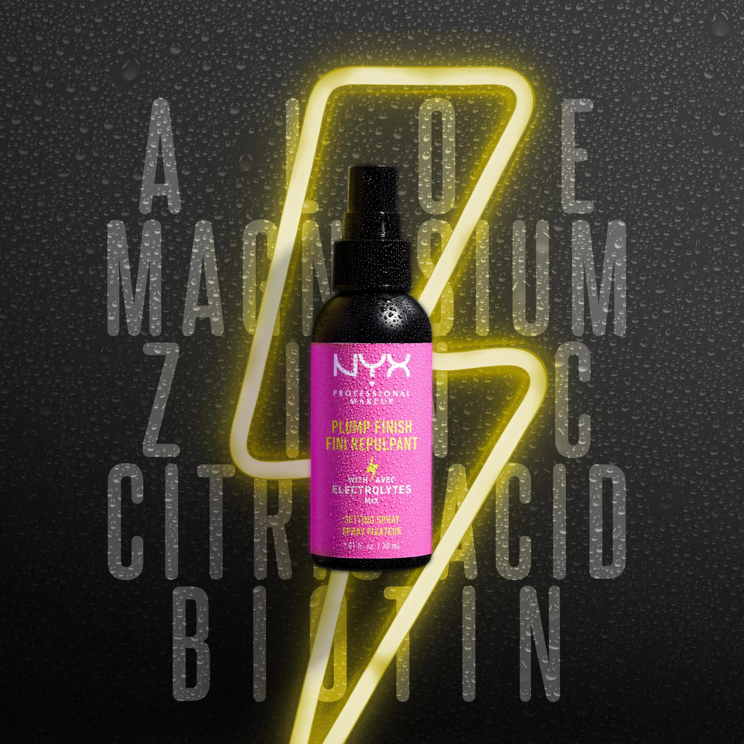 NYX PROFESSIONAL MAKEUP Plumping Finish Makeup Setting Spray - Vegan Formula, Lightweight Face Mist for 16HR Wear - view 3