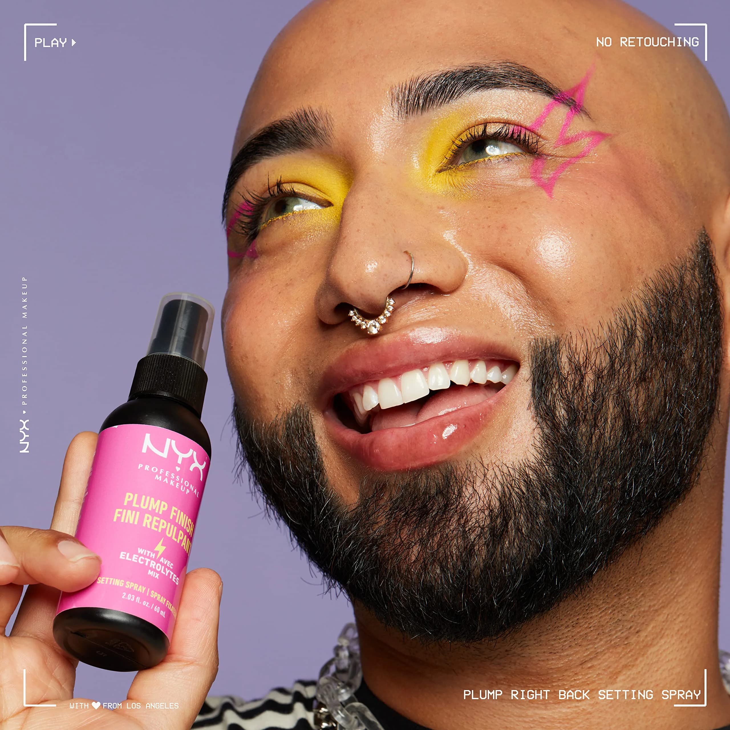 NYX PROFESSIONAL MAKEUP Plumping Finish Makeup Setting Spray - Vegan Formula, Lightweight Face Mist for 16HR Wear - view 4
