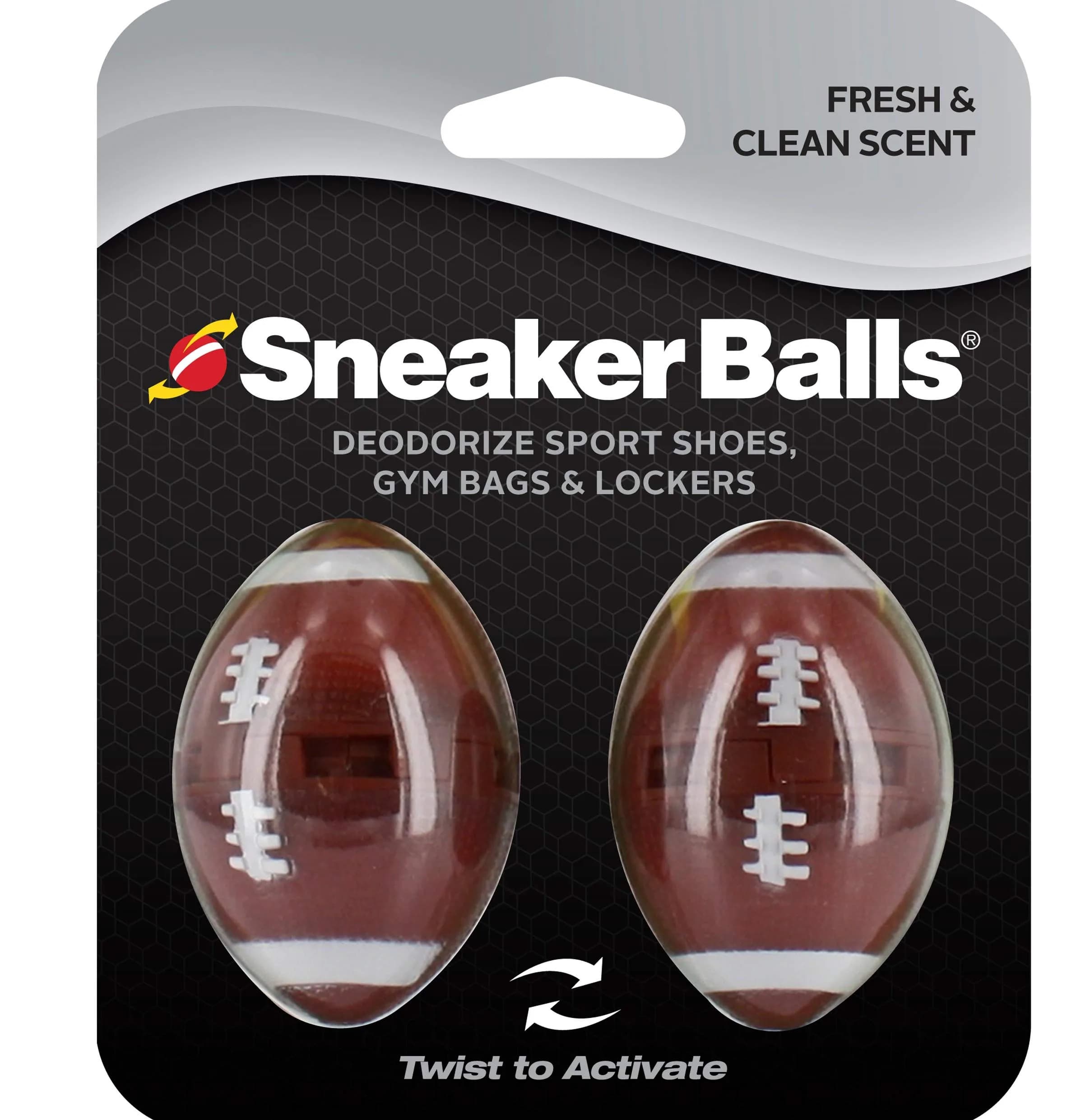 Sneaker Balls Odor-Fighting Shoe Fresheners 2 Pack | Eliminates Smells & Freshens Shoes
