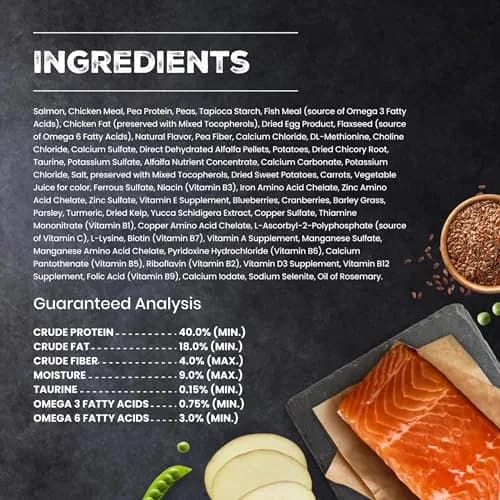 Blue Buffalo Wilderness Salmon Adult Dry Cat Food, Grain-Free, 11 lb | High-Protein Salmon Recipe for Adult Cats thumbnail 5