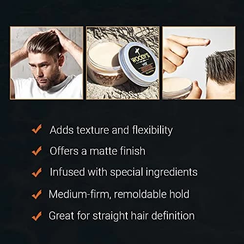 Woody's Quality Grooming Web 3.4 oz | Flexible Hold & Matte Finish thumbnail 4