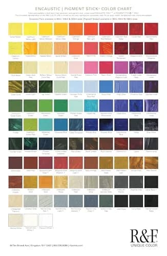 R&F Encaustic Cadmium Red Deep Paint 40ml (1.35 Fl Oz) | Opaque Artist Grade thumbnail 4