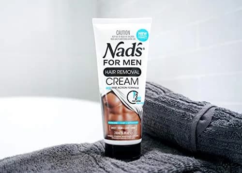 Nad's For Men Hair Removal Cream 200ml (6.8 Fl Oz) | Painless Depilatory for Coarse Male Body Hair thumbnail 9