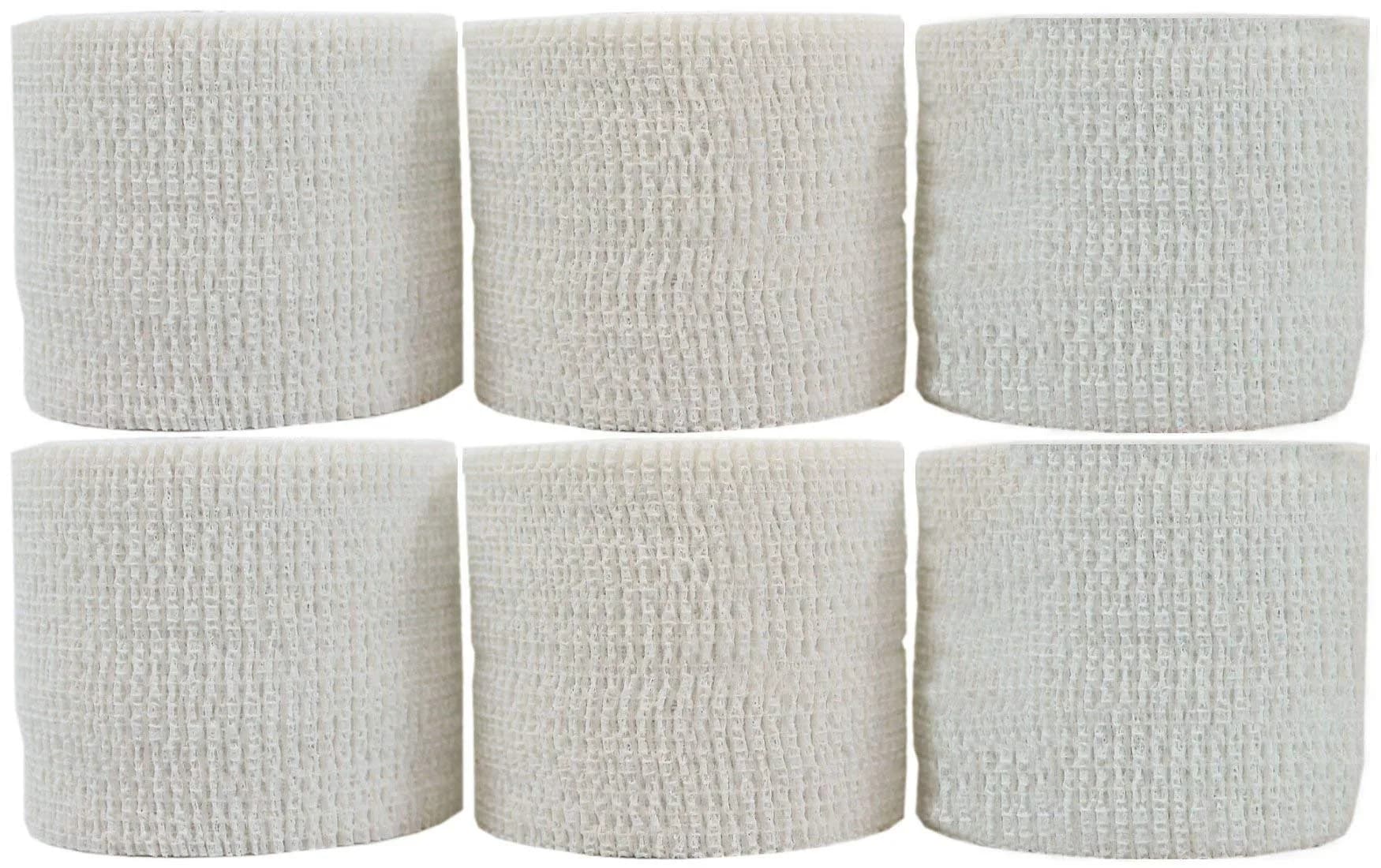 PowerFlex White Athletic Tape 2" (5.08 cm) | Self-Adhesive for Support & Flexibility — white