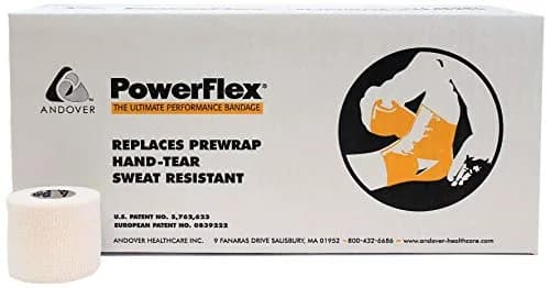PowerFlex White Athletic Tape 2" (5.08 cm) | Self-Adhesive for Support & Flexibility thumbnail 2