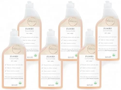 naturally it's clean Enzyme Floor Cleaner Concentrate | 6 Pack | Makes 24 Gallons of Rinse-Free Natural Floor Cleaner thumbnail 1