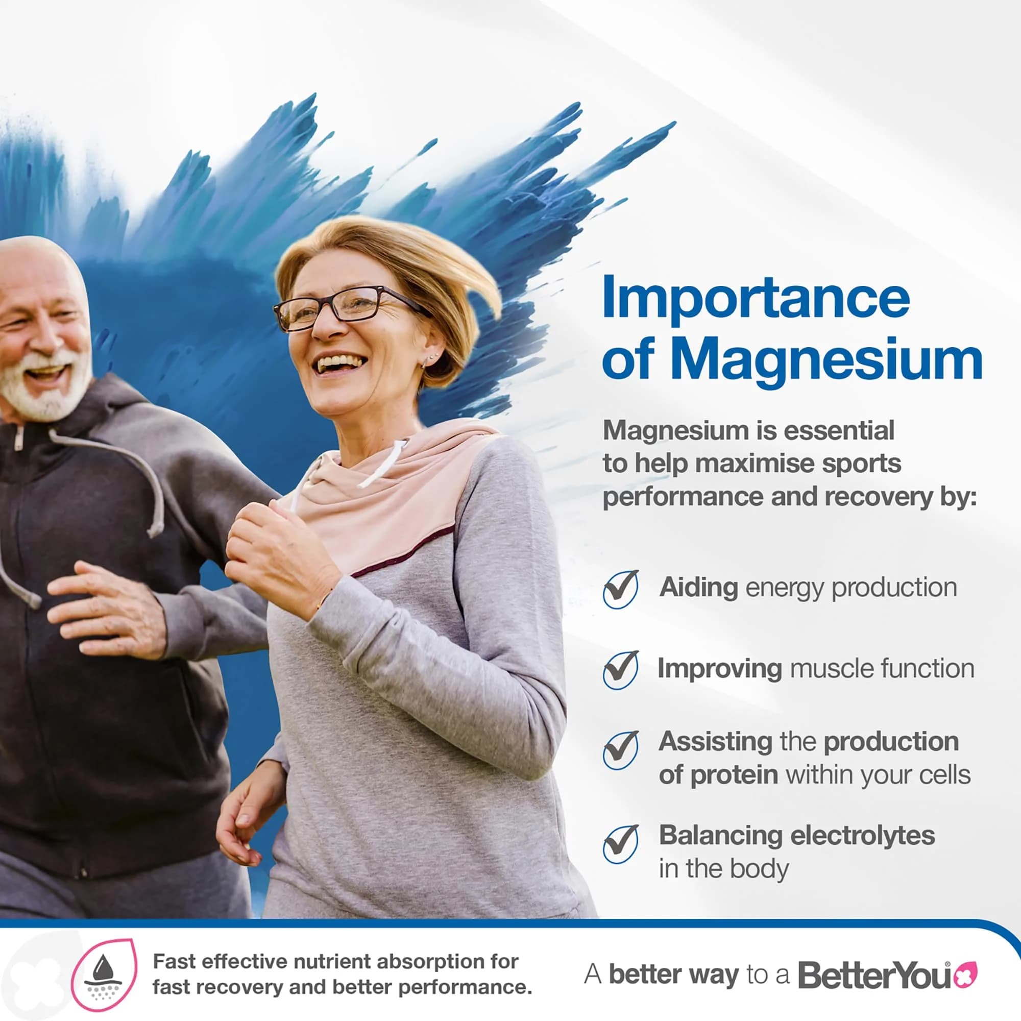 BetterYou Magnesium Joint Body Spray 100ml (3.38 fl oz) | Cooling Menthol & Eucalyptus for Muscle Relief - view 2