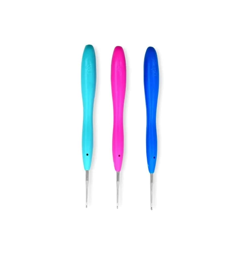 Colortrak Hair Highlighting Needles, 3 Count, Multi | Precise Salon Results with Ergonomic Gel Handles thumbnail 2