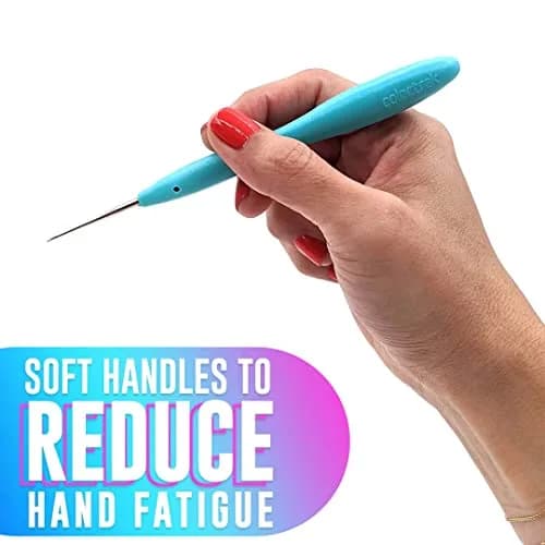 Colortrak Hair Highlighting Needles, 3 Count, Multi | Precise Salon Results with Ergonomic Gel Handles thumbnail 4