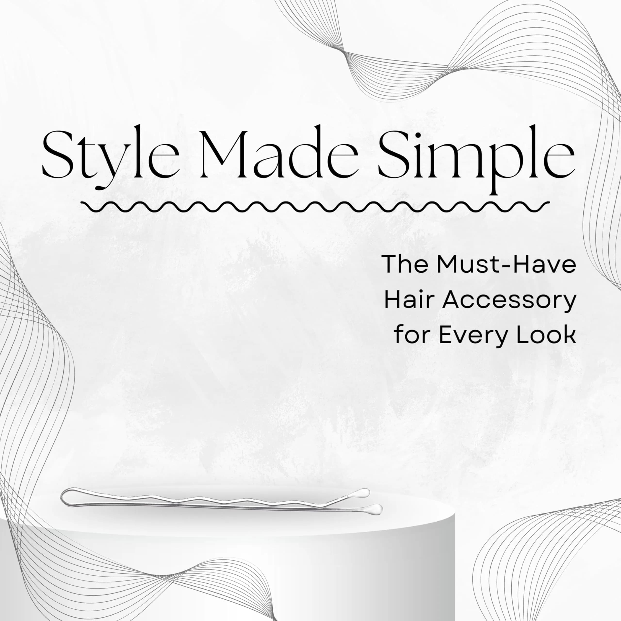 Sta-Rite White Bobby Pins 60 Count | Secure Hold for Bridal & Performance Styles - view 4