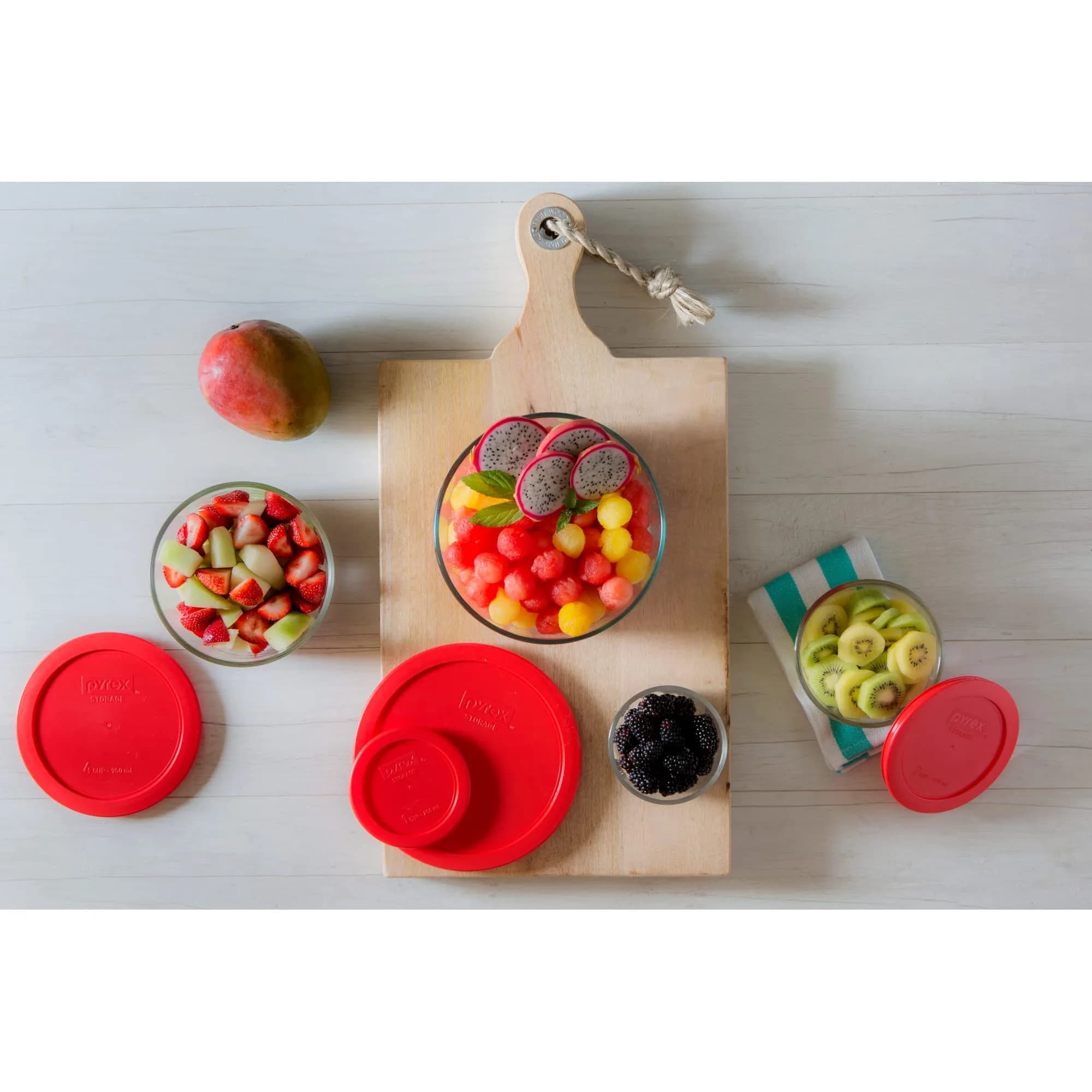 Pyrex Simply Store 2 Cup Round Glass Food Storage Container with Lid | Airtight & Leak Resistant - view 5