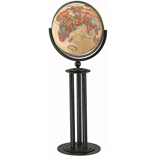 Replogle Globe Large Off/White | Up-to-date Cartography & Sturdy Metal Stand thumbnail 1