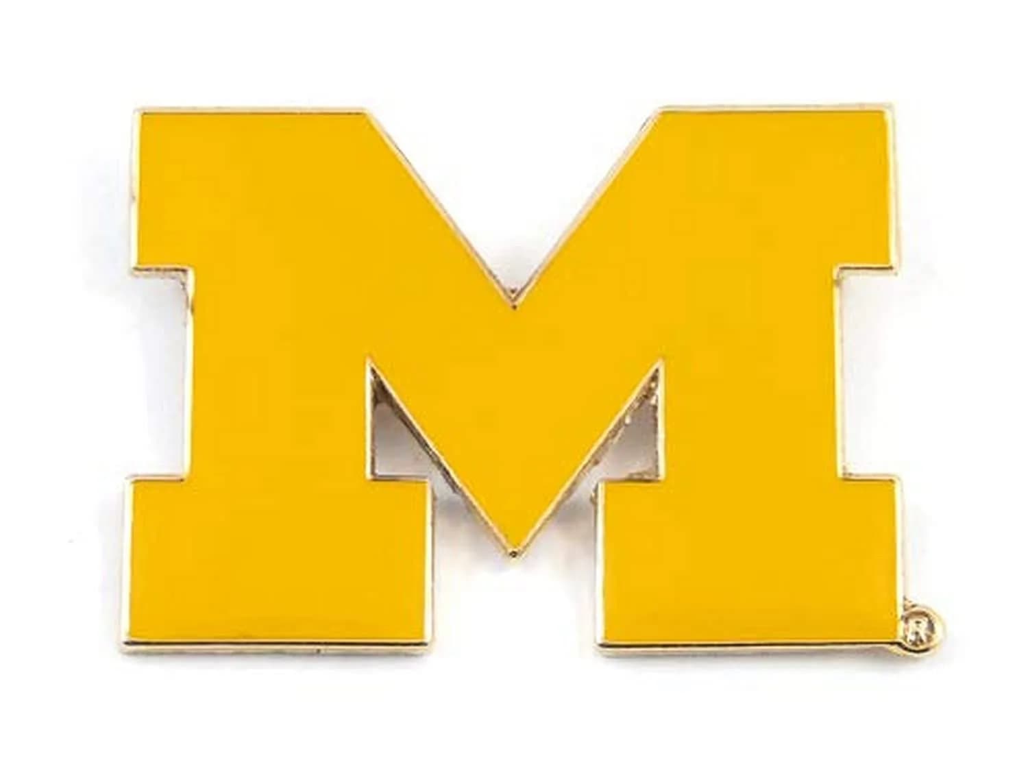 aminco NCAA Michigan Wolverines Team Logo Pin | Official Licensed College Sports Souvenir (1.0" x 1.5")
