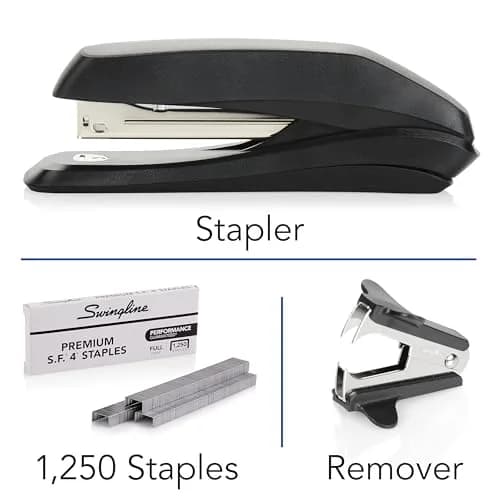Swingline Stapler Value Pack, 20 Sheet Capacity, Jam Free | Includes Staples & Remover, Black thumbnail 4