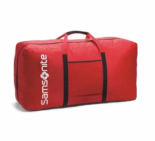 Samsonite Tote-A-Ton 32.5-Inch Duffel Bag, Red, 32.5-Inch | Lightweight, spacious nylon travel duffel for India thumbnail 1