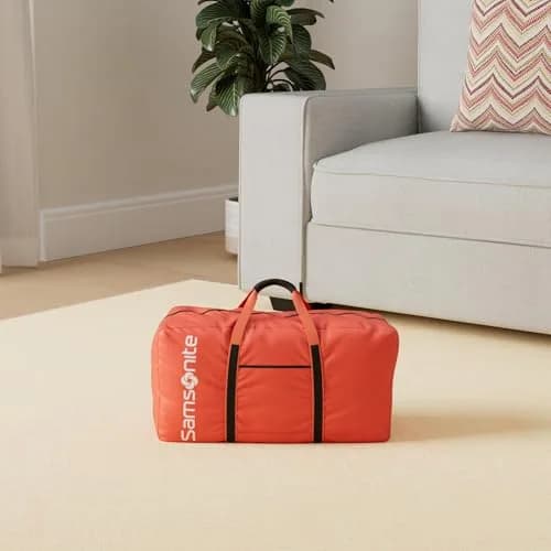Samsonite Tote-A-Ton 32.5-Inch Duffel Bag, Red, 32.5-Inch | Lightweight, spacious nylon travel duffel for India thumbnail 2