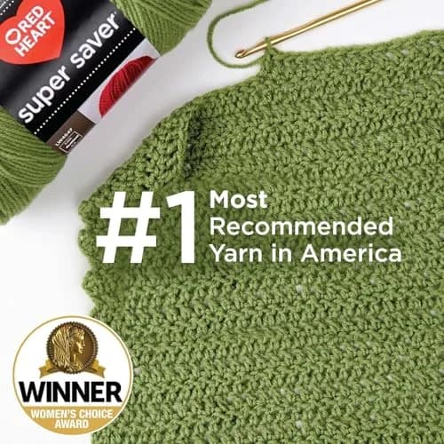 Red Heart Super Saver Yarn 364 yards | Medium Worsted Acrylic for All Projects thumbnail 2