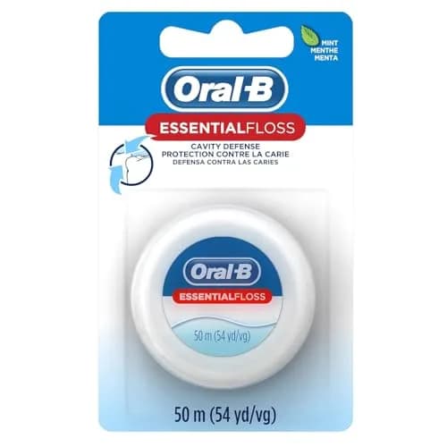 Oral-B Essential Mint Floss 50m (150m Total) | Cleans Where Brushes Can't Reach thumbnail 1