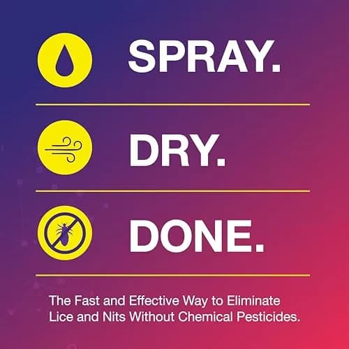 Licefreee Spray! Head Lice Treatment & Lice Comb for Adults & Kids, 6 Fl Oz | Non-Toxic Salt Formula, Safe for Kids 6+ thumbnail 5