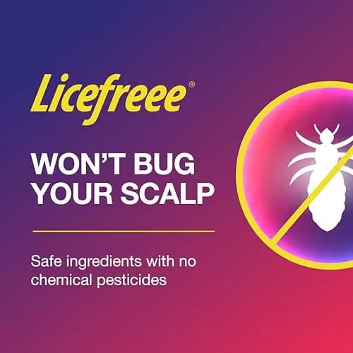 Licefreee Spray! Head Lice Treatment & Lice Comb for Adults & Kids, 6 Fl Oz | Non-Toxic Salt Formula, Safe for Kids 6+ thumbnail 9